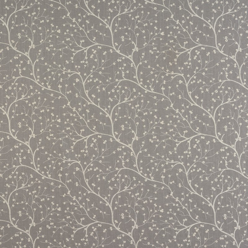 Appledore Silver Fabric by Fryetts