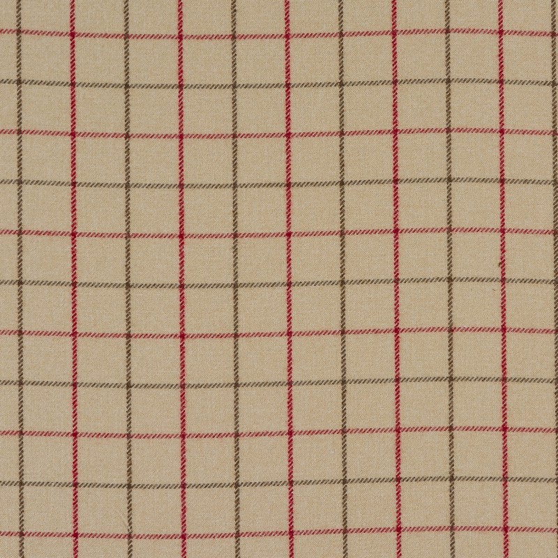 Bamburgh Cranberry Fabric by Fryetts