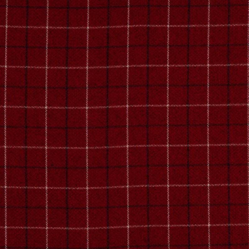 Bamburgh Red Fabric by Fryetts