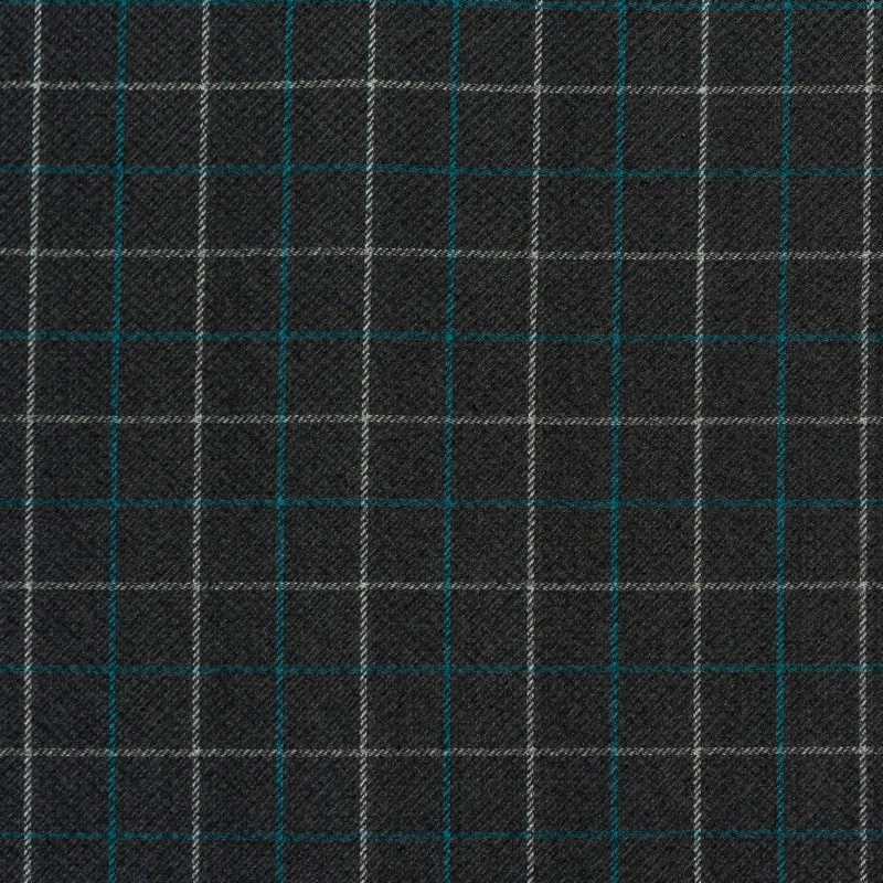 Bamburgh Teal Fabric by Fryetts