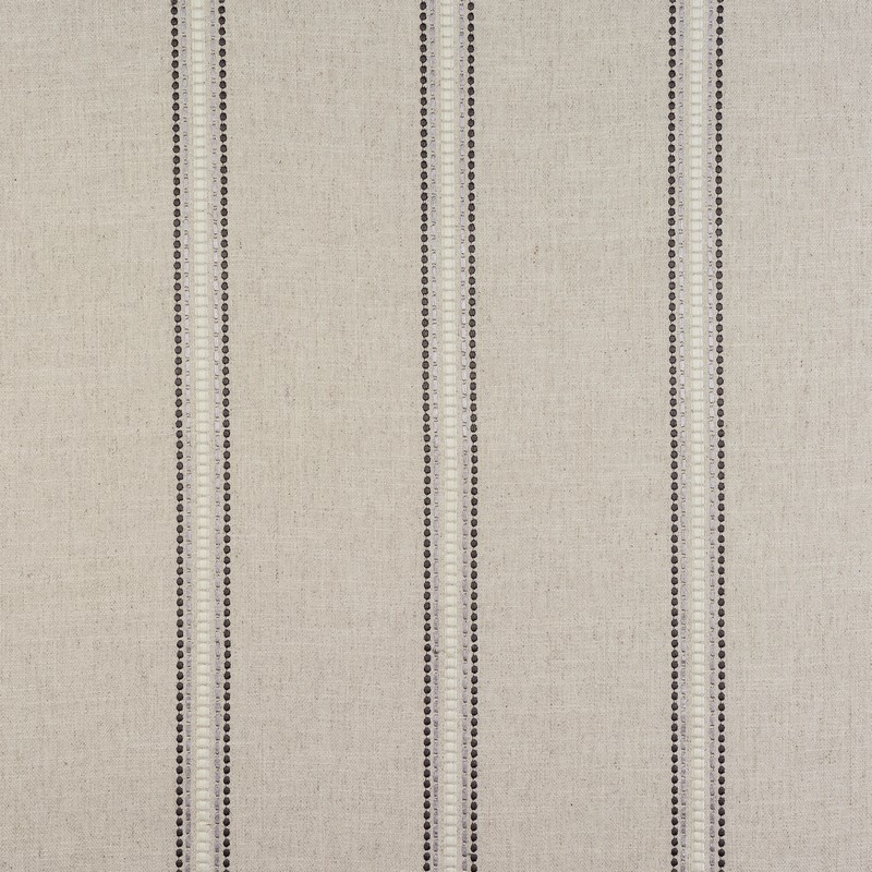 Bromley Stripe Charcoal Fabric by Fryetts