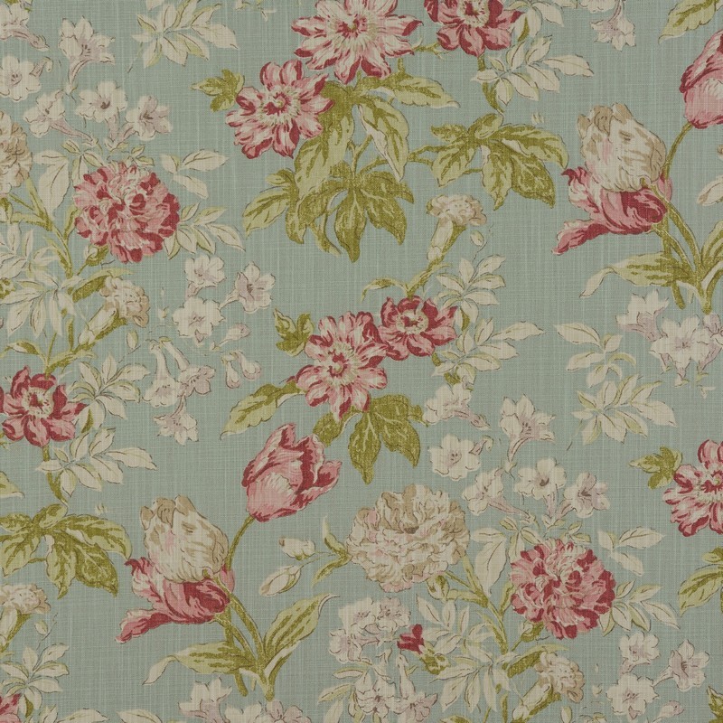 Campagna Duck Egg Fabric by Fryetts