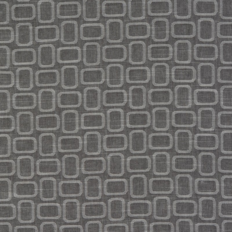 Cubik Charcoal Fabric by Fryetts