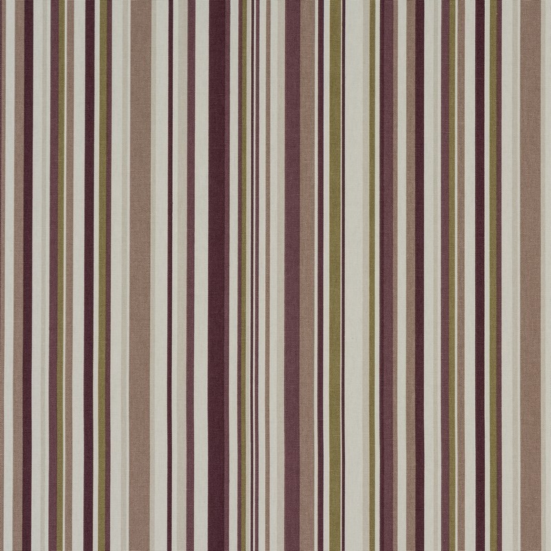 Goa Stripe Mulberry Fabric by Fryetts