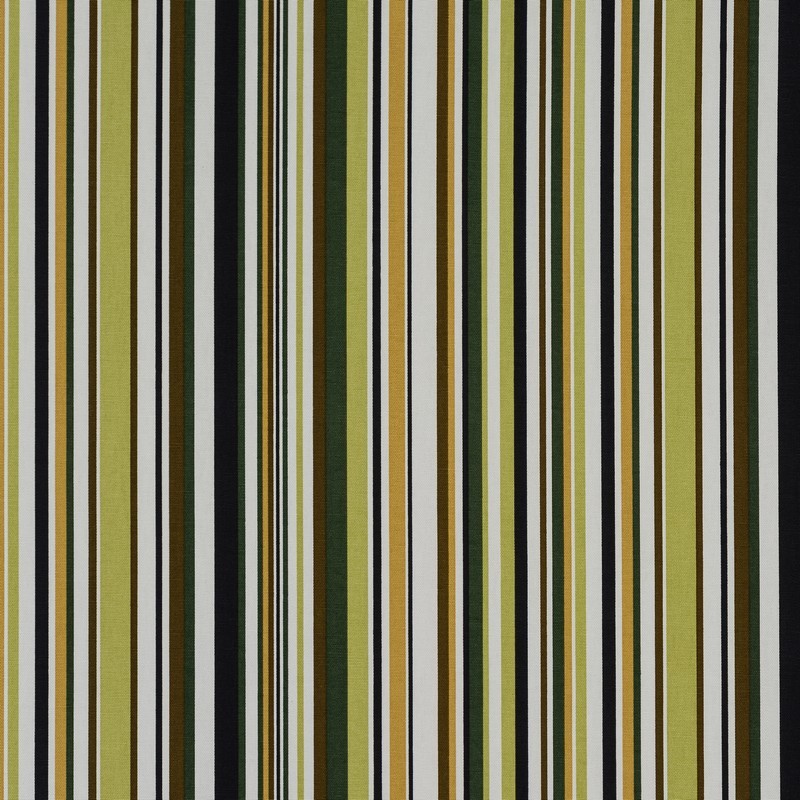 Goa Stripe Sage Fabric by Fryetts