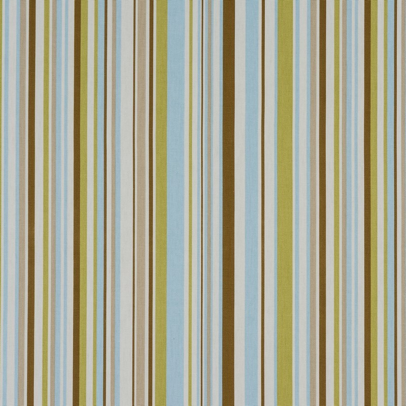 Goa Stripe Sky Fabric by Fryetts