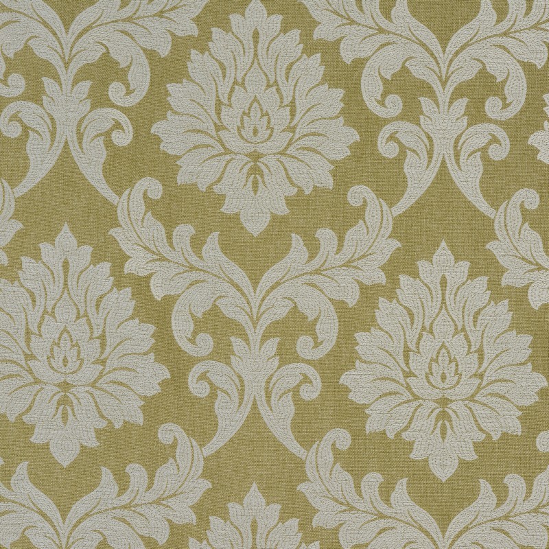 Kew Olive Fabric by Fryetts