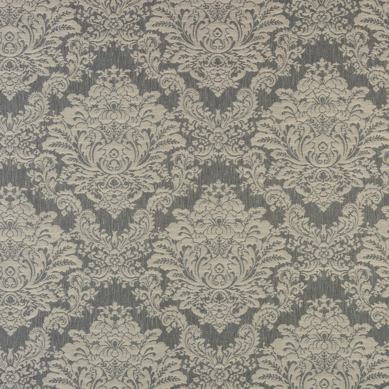 Ladywell Silver Fabric by Fryetts