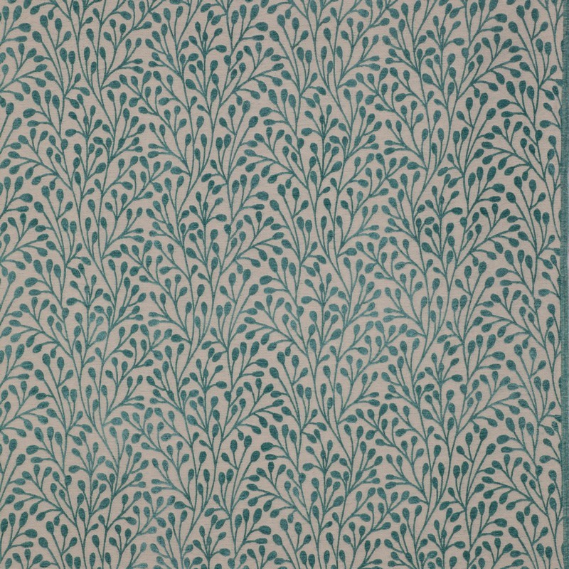 Pimlico Teal Fabric by Fryetts