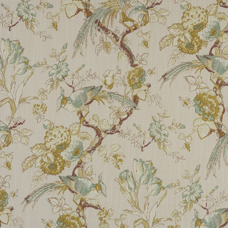 Renaissance Ochre Fabric by Fryetts