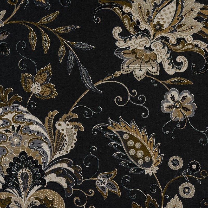 Zara Charcoal Fabric by Fryetts