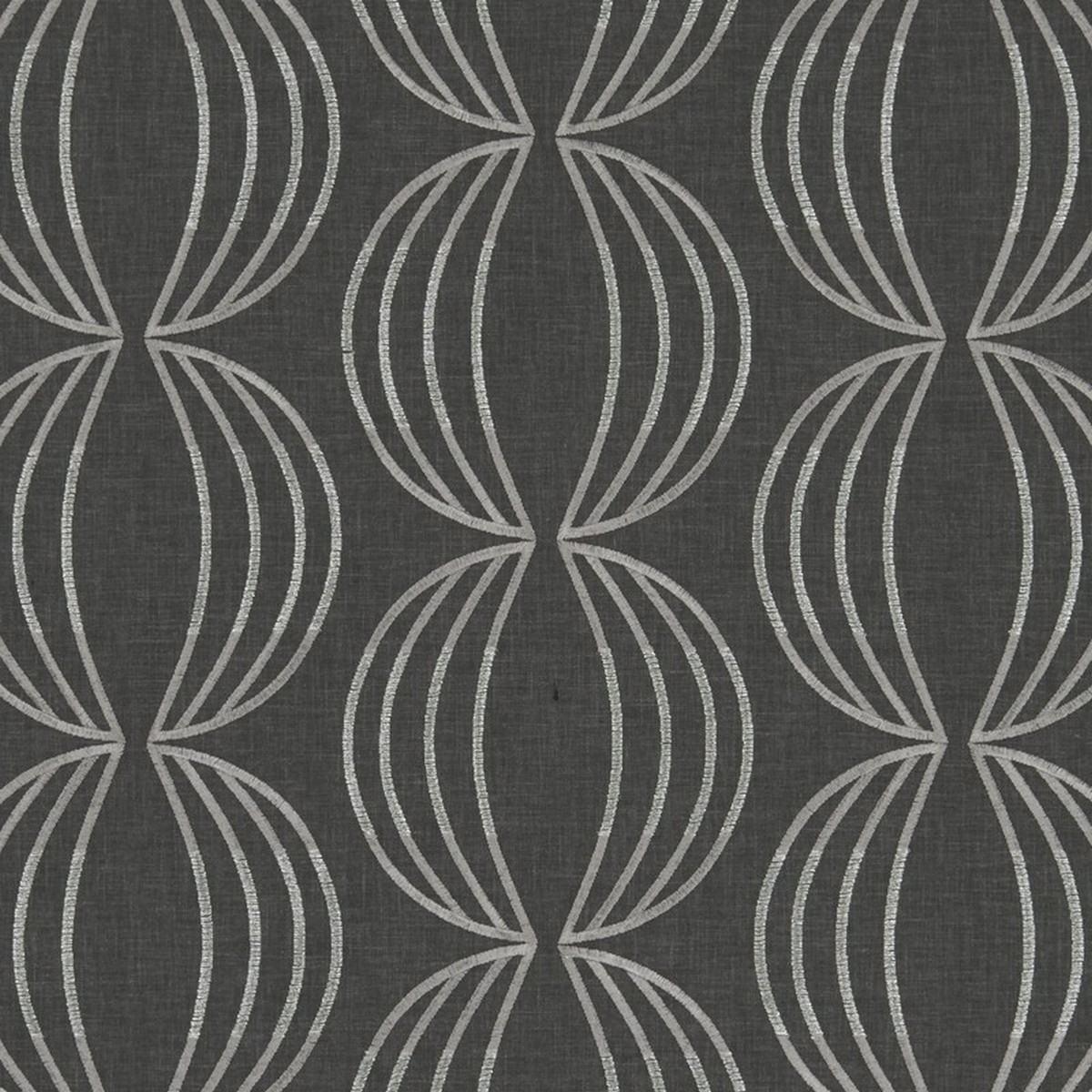 Carraway Charcoal Fabric by Clarke & Clarke
