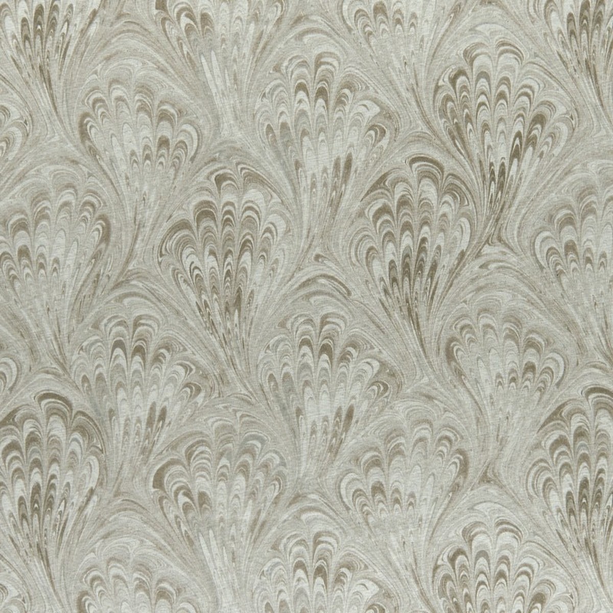 Pavone Ivory Fabric by Clarke & Clarke