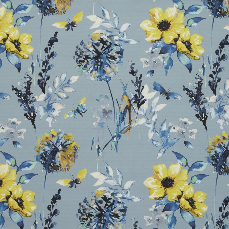 Catalina Cornflower Fabric by iLiv