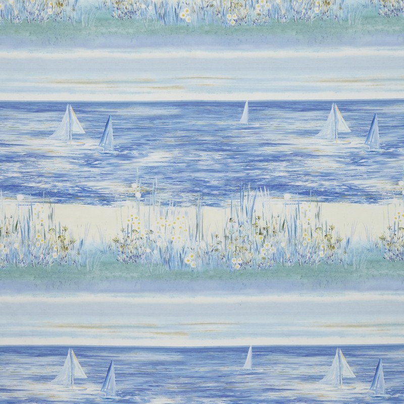 Seascape Riviera Fabric by iLiv