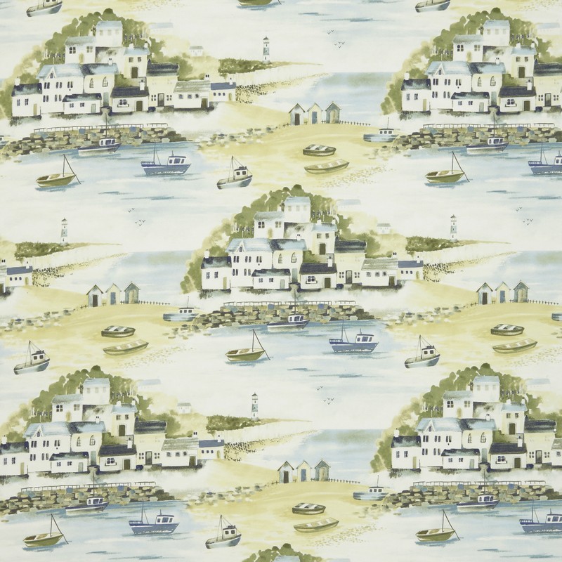 Seaside Lagoon Fabric by iLiv