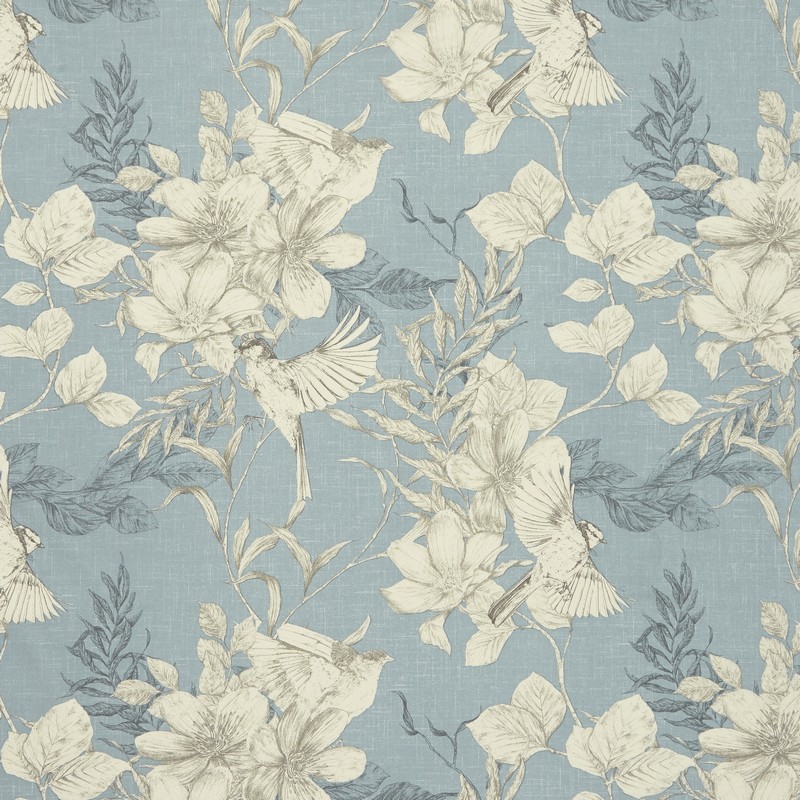 Sketchbook Wedgewood Fabric by iLiv