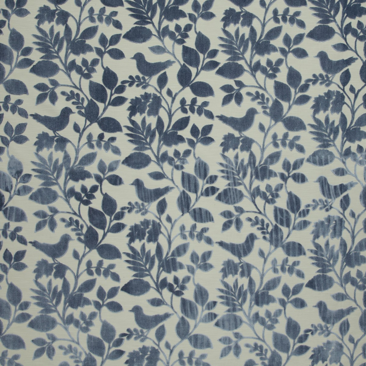 Orchard Birds Delft Fabric by iLiv