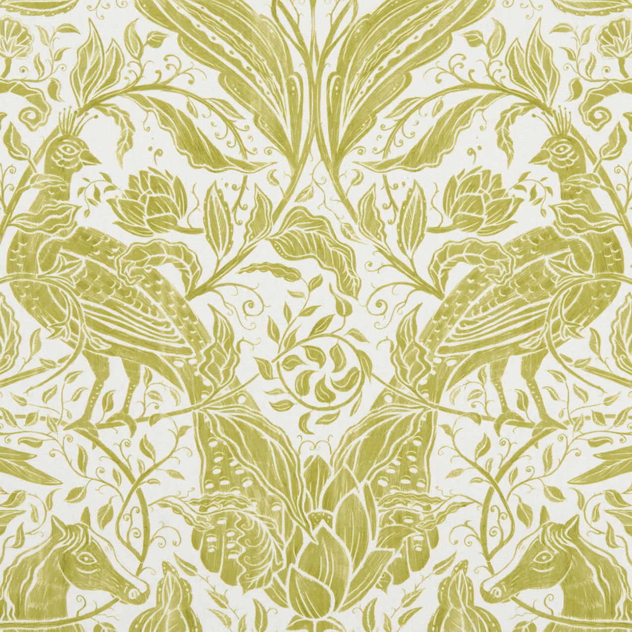 Forest Trail Citrus Fabric by Studio G
