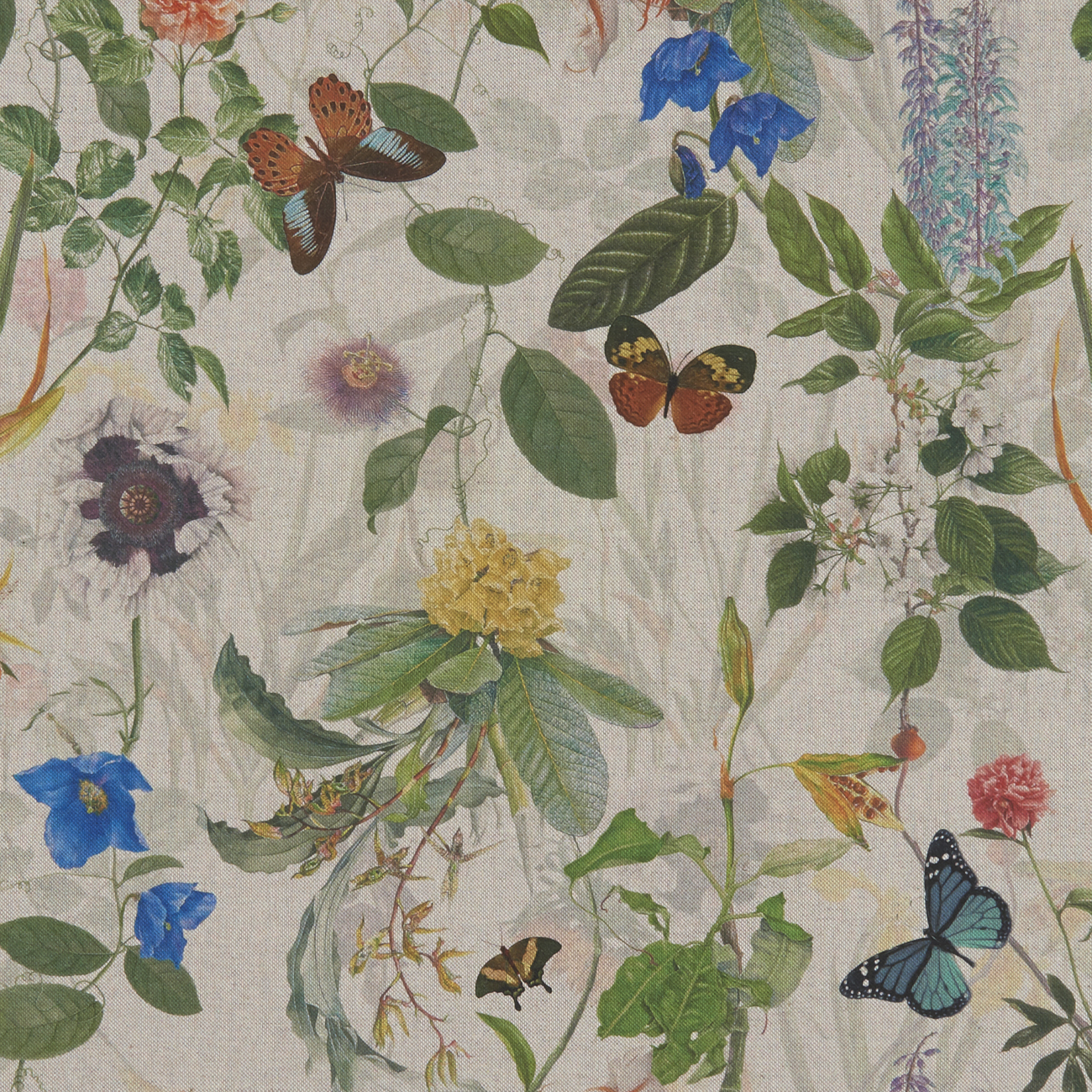 Secret Garden Linen Fabric by Studio G