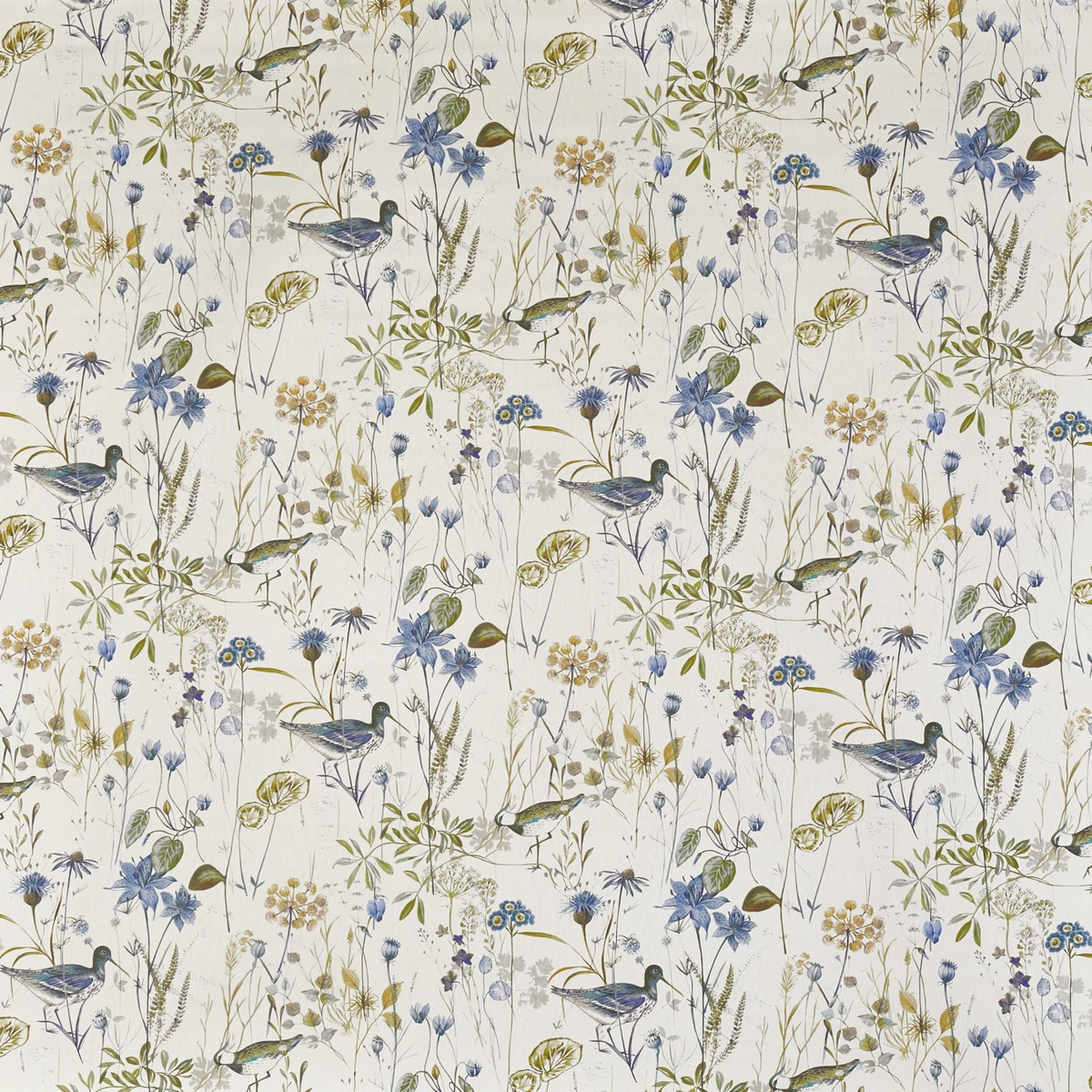 Wetlands Saxon Blue Fabric by Prestigious Textiles
