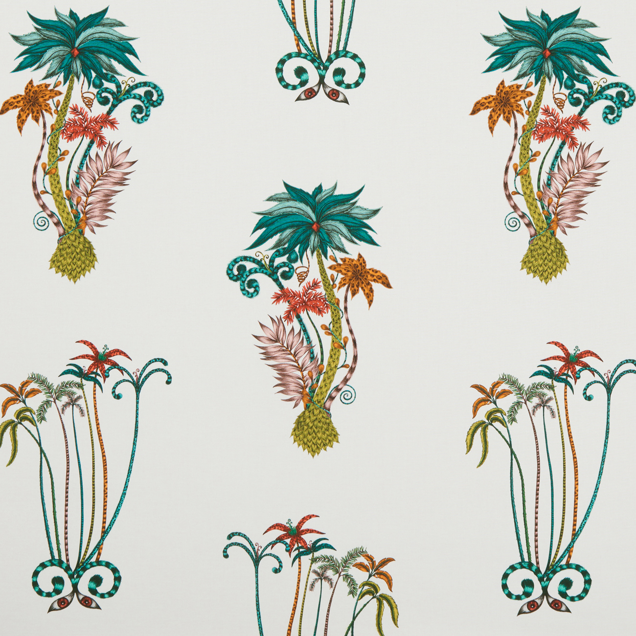 Jungle Palms Jungle Fabric by Clarke & Clarke