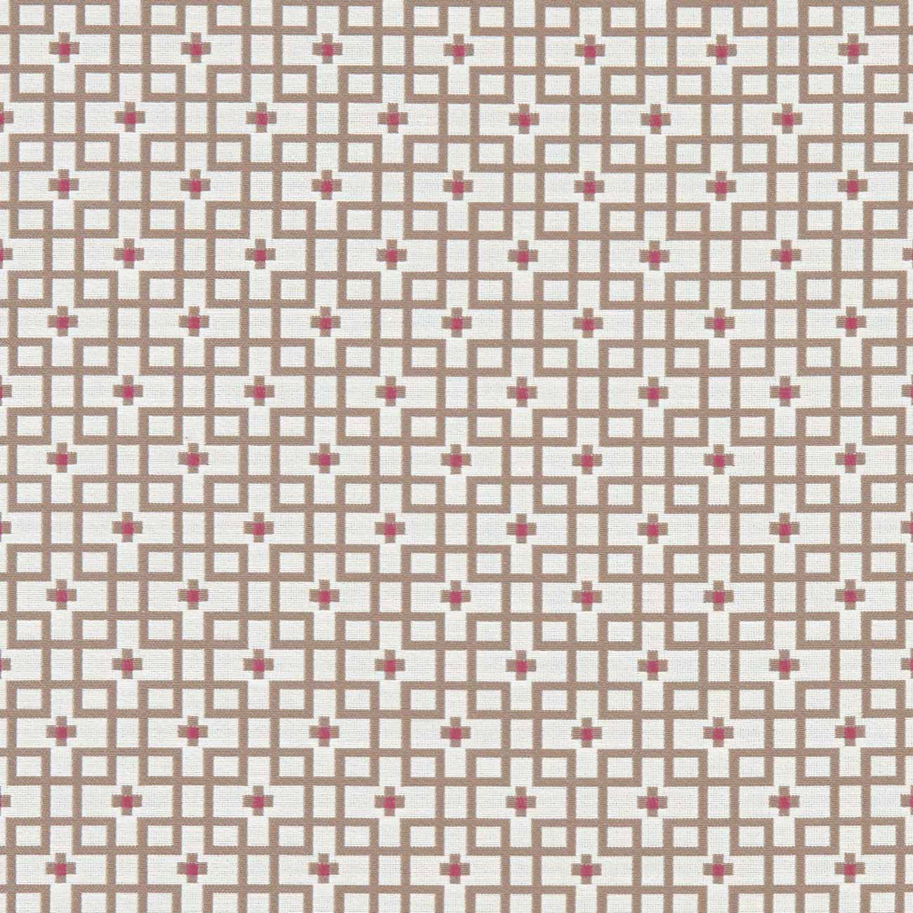 Axis Raspberry Fabric by Clarke & Clarke
