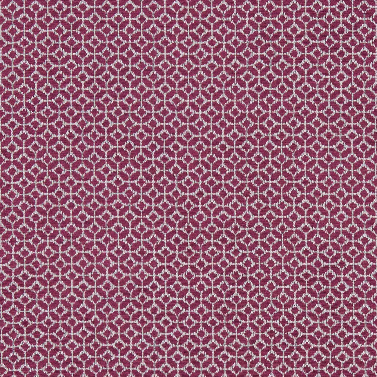 Orbit Raspberry Fabric by Clarke & Clarke