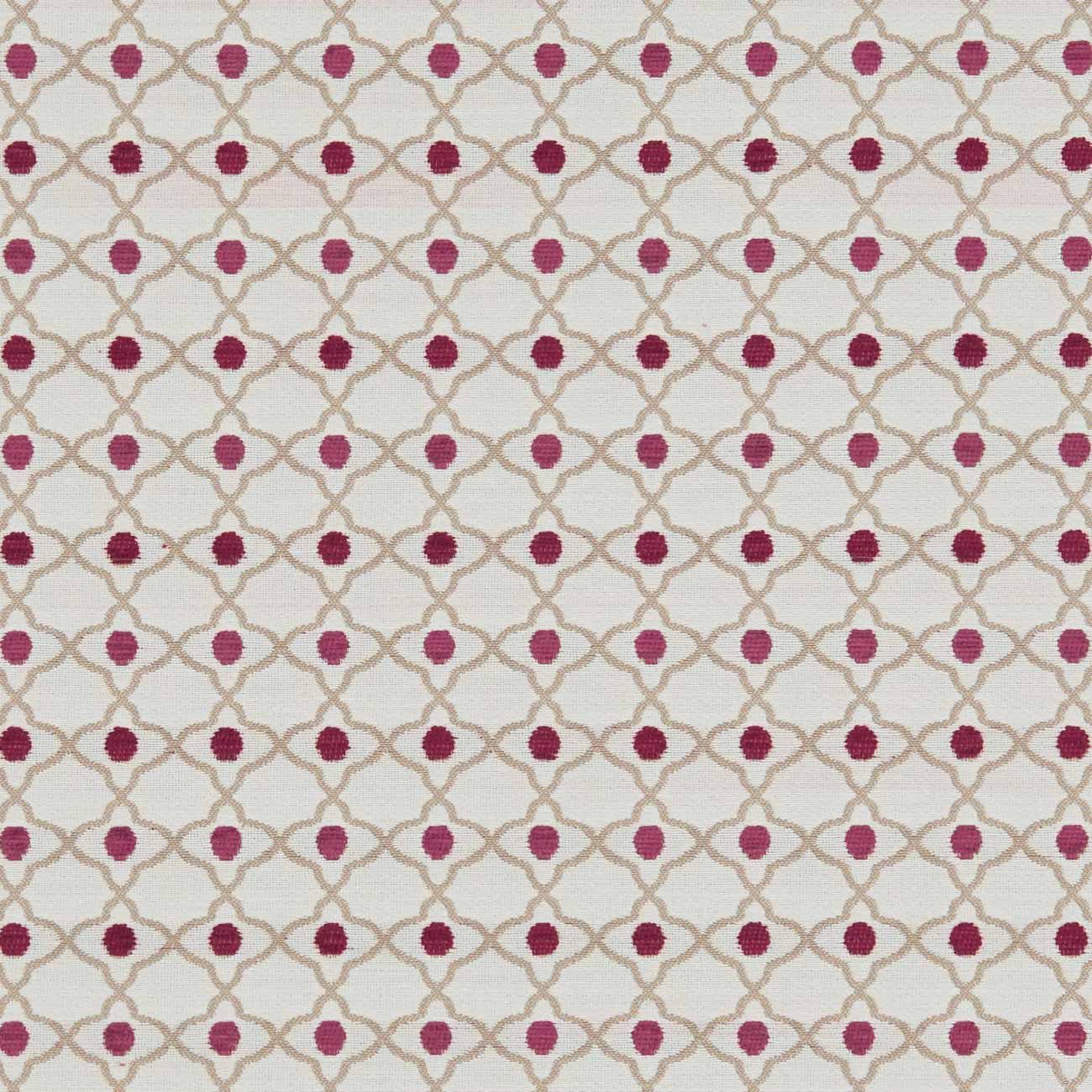Venus Raspberry Fabric by Clarke & Clarke