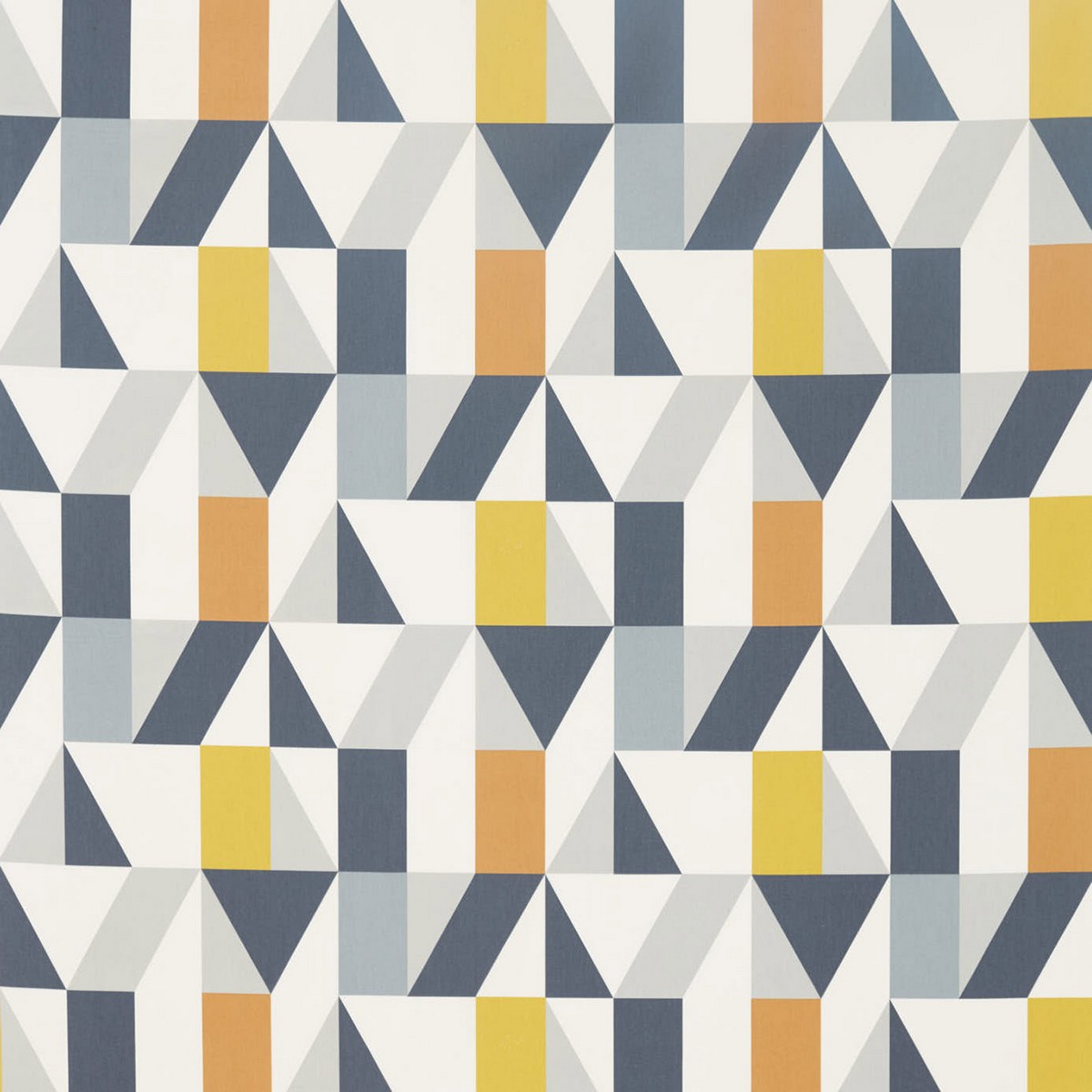 Nuevo Dandelion/Charcoal/Brick Fabric by Scion