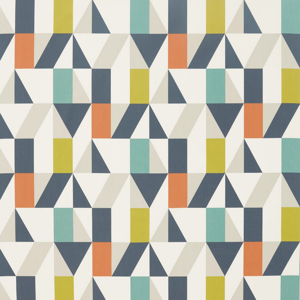 Nuevo Citrus/Paprika/Forest Fabric by Scion