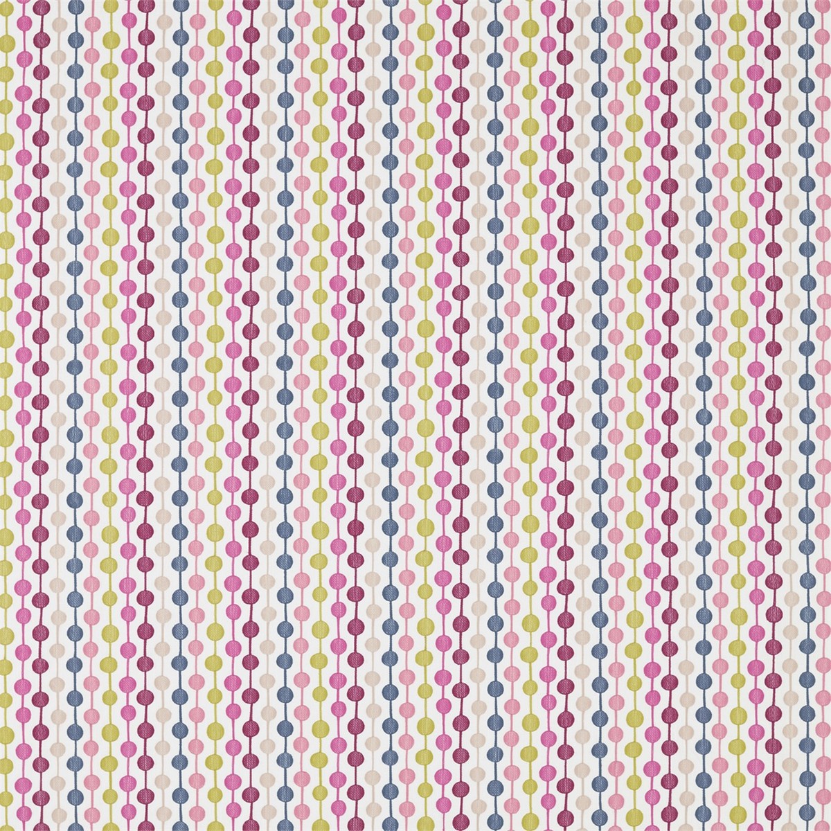 Paikka Bilberry/Rhubarb/Indigo Fabric by Scion
