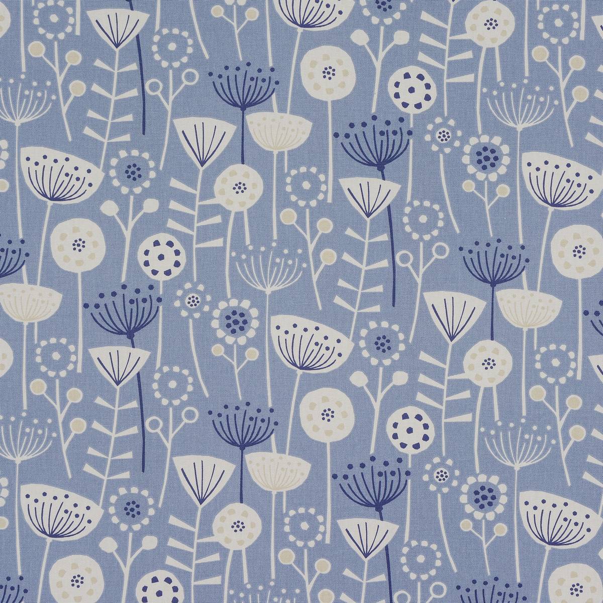Bergen Blue Fabric by Fryetts
