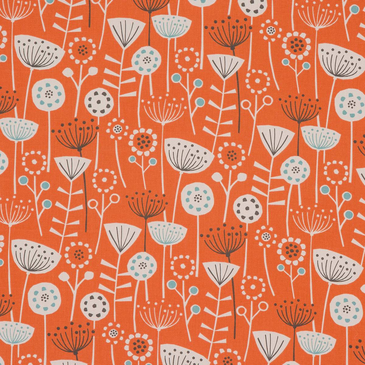 Bergen Burnt Orange Fabric by Fryetts