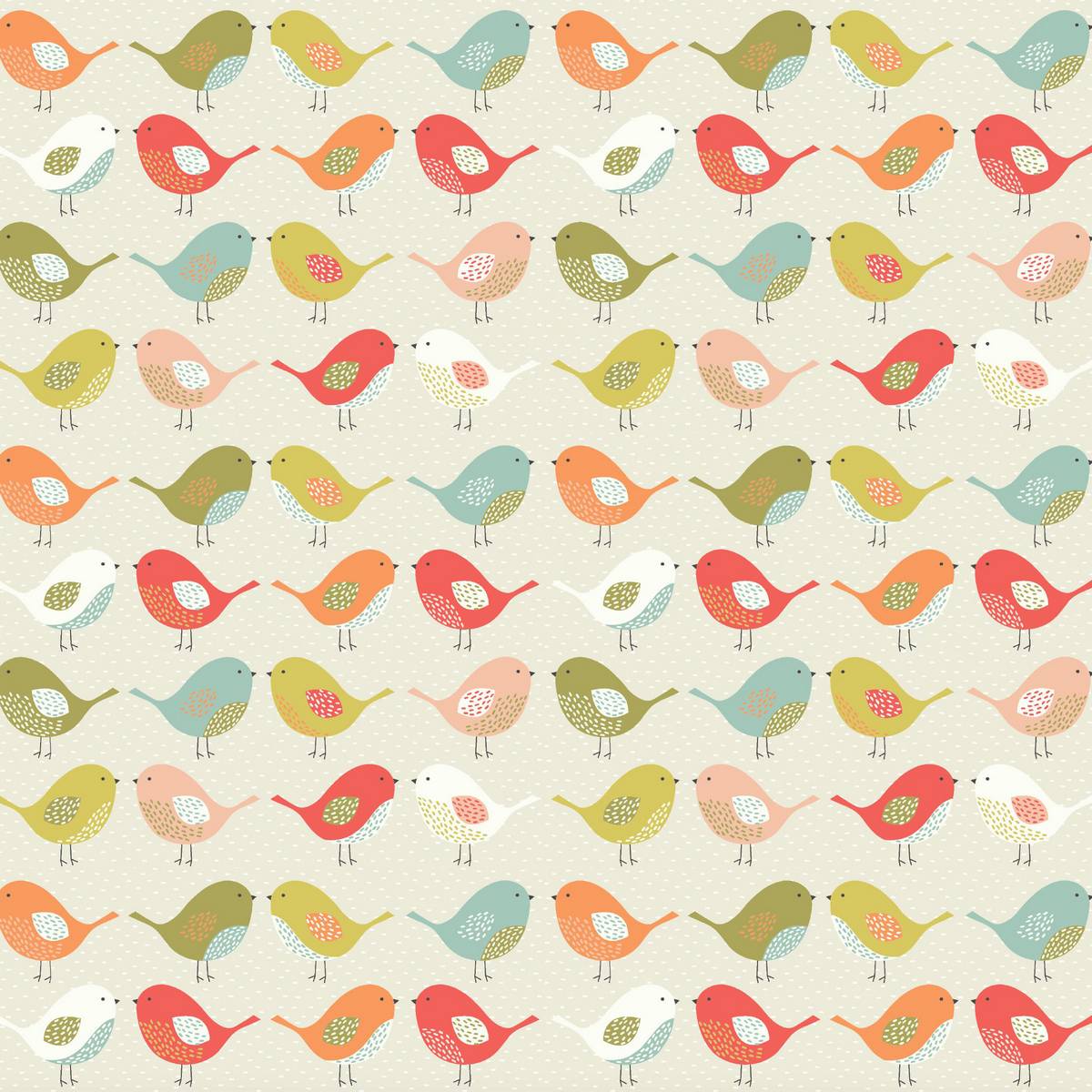Birds Multi Fabric by Fryetts
