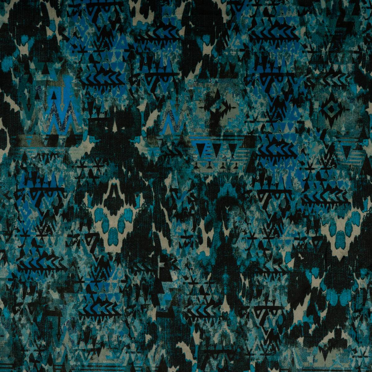 Degas Teal Fabric by Fryetts