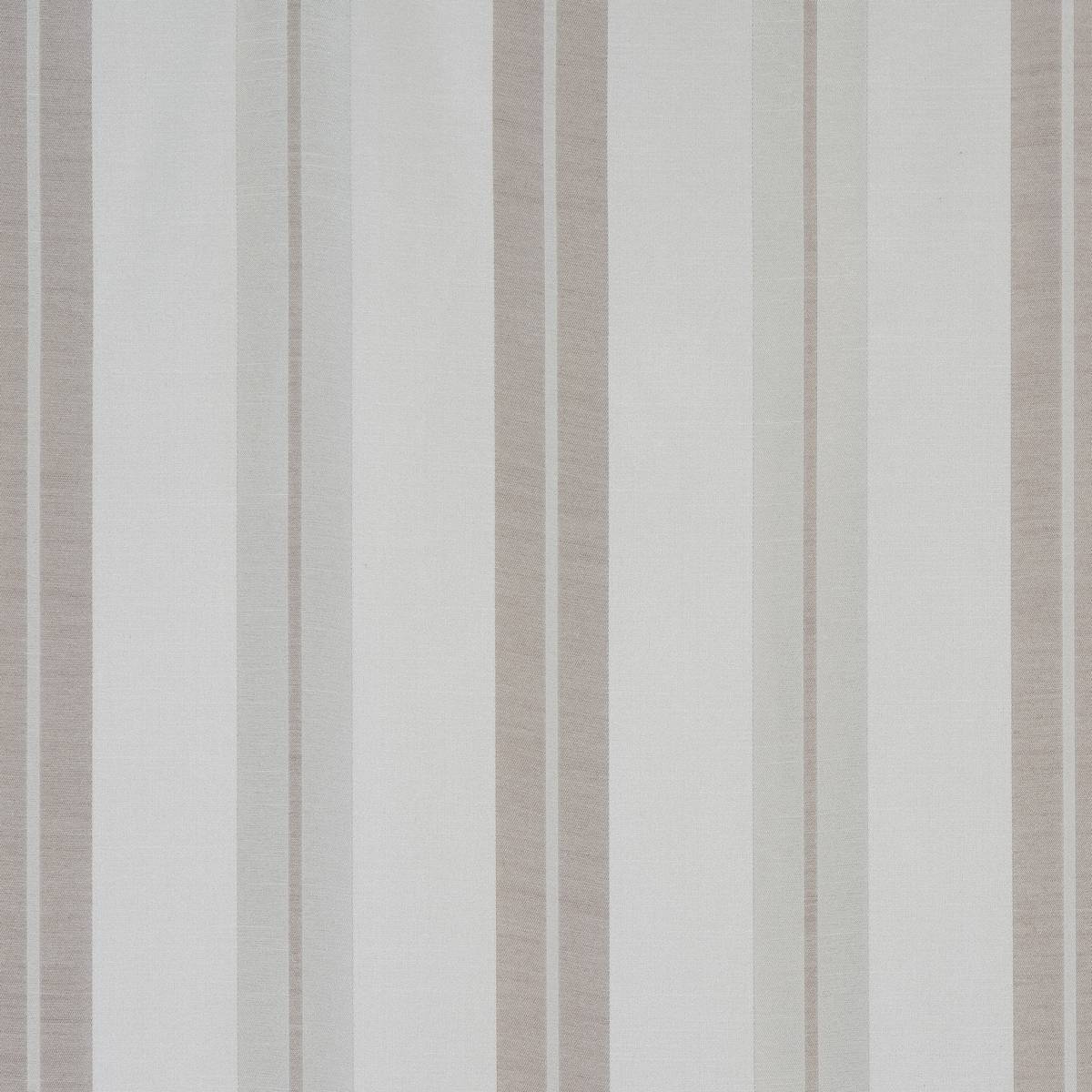 Lynmouth Stripe Natural Fabric by Fryetts