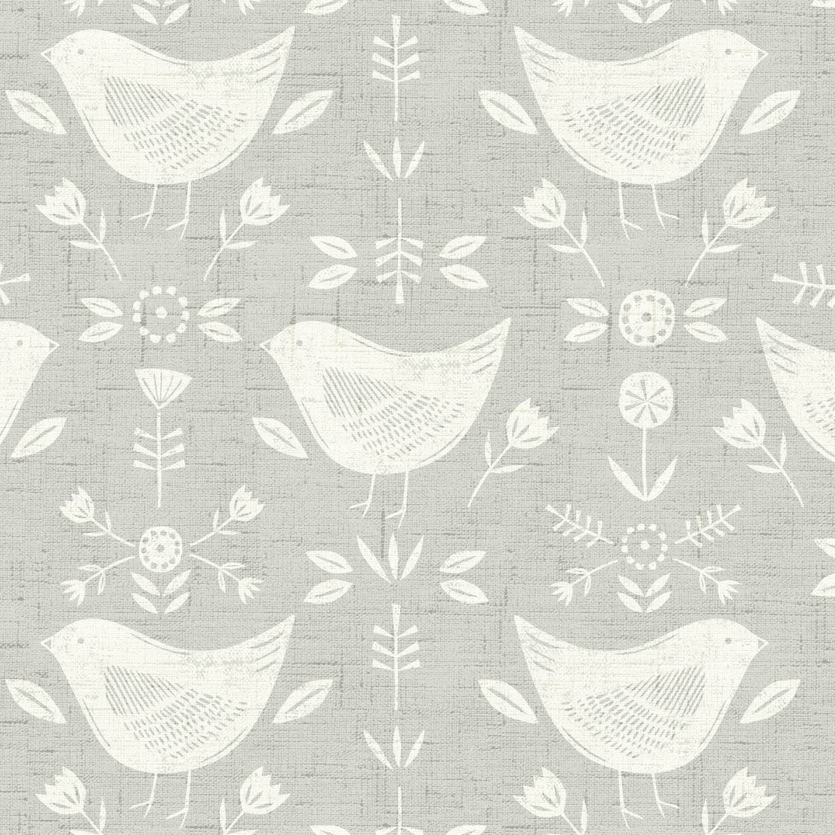 Narvik Grey Fabric by Fryetts