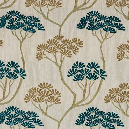 Serenity Teal Fabric by Fryetts
