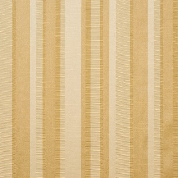 St James Stripe Gold Fabric by Fryetts