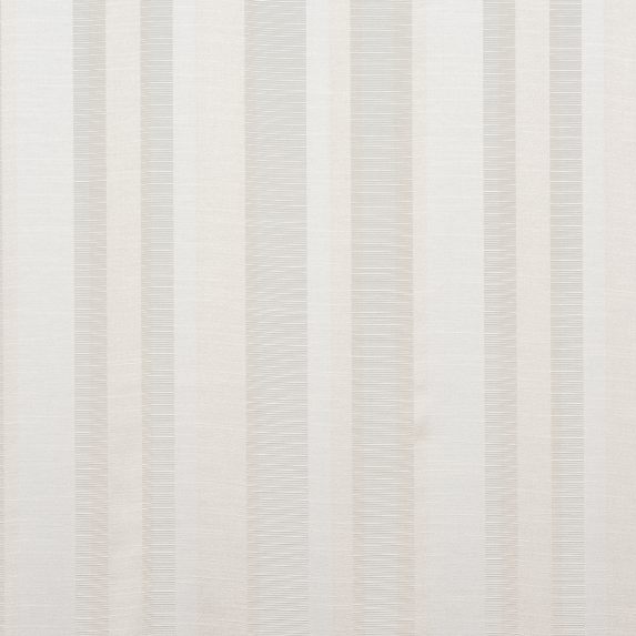 St James Stripe White Fabric by Fryetts