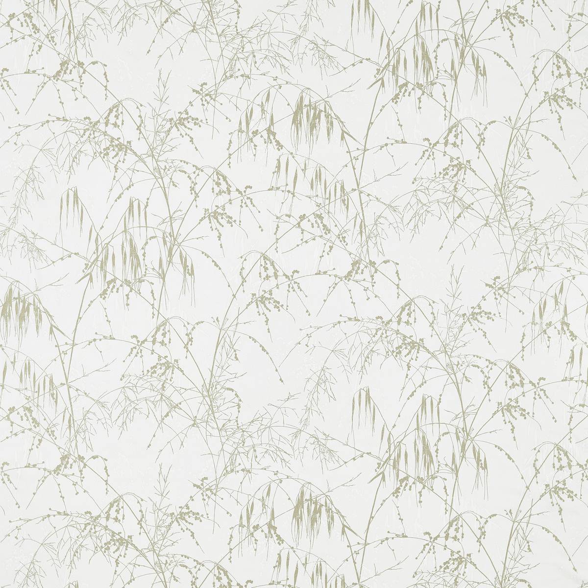 Meadow Grass Voile Gilver/Grossamer Fabric by Harlequin