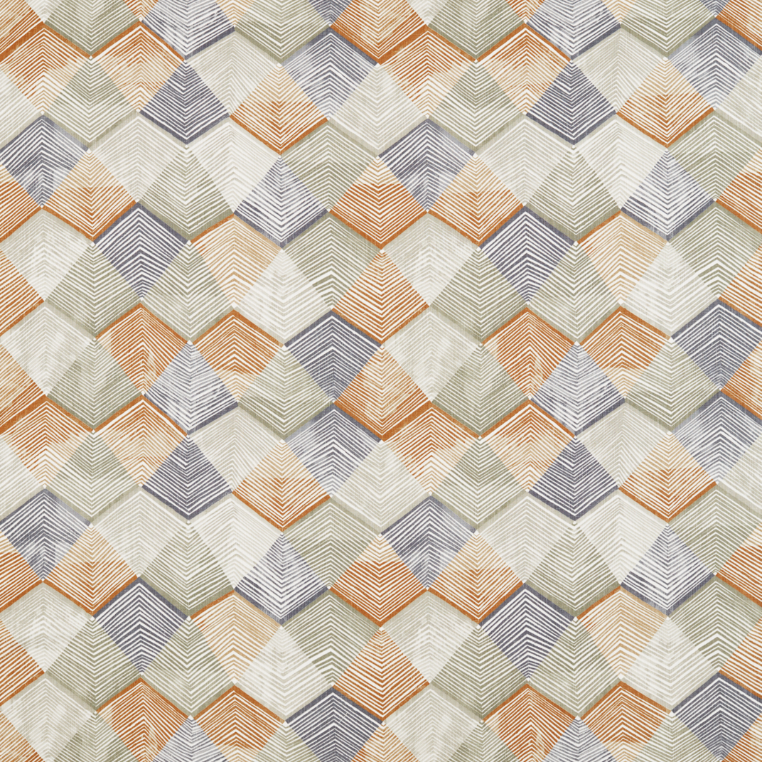 Rhythm Brick/Stone/Slate Fabric by Harlequin