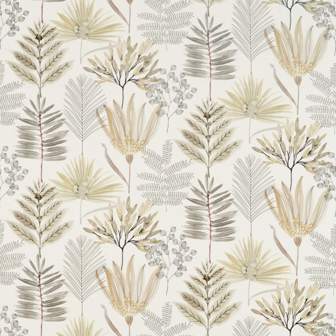 Yasuni Ochre/Linen Fabric by Harlequin