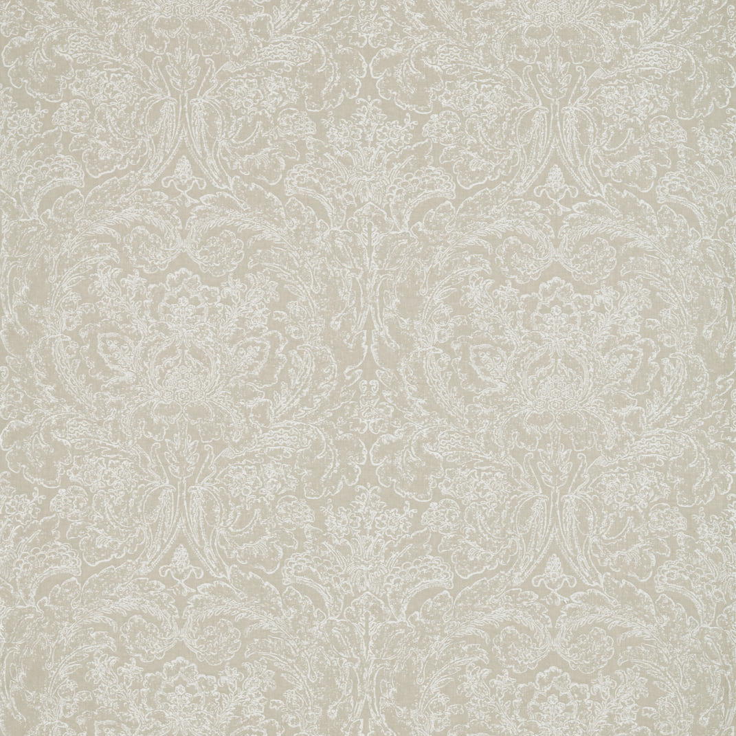 Courtney Damask Linen Fabric by Sanderson