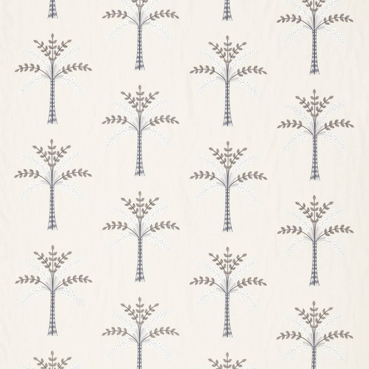 Palm Grove Wedgwood/Chalk Fabric by Sanderson