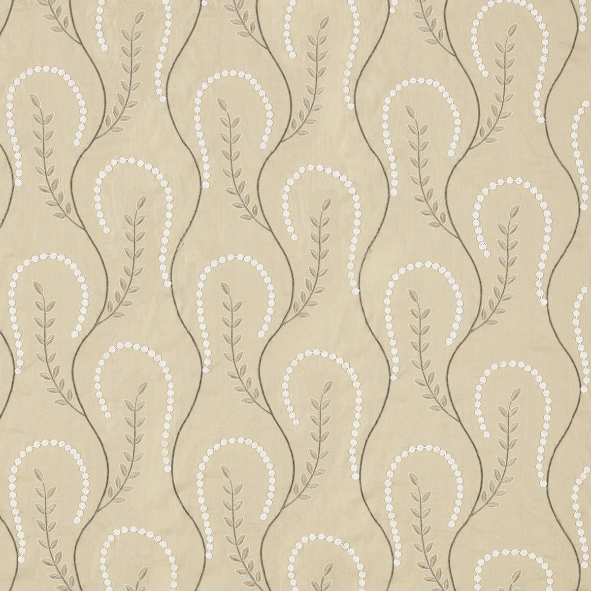 Chamomile Trail Gold Fabric by Sanderson