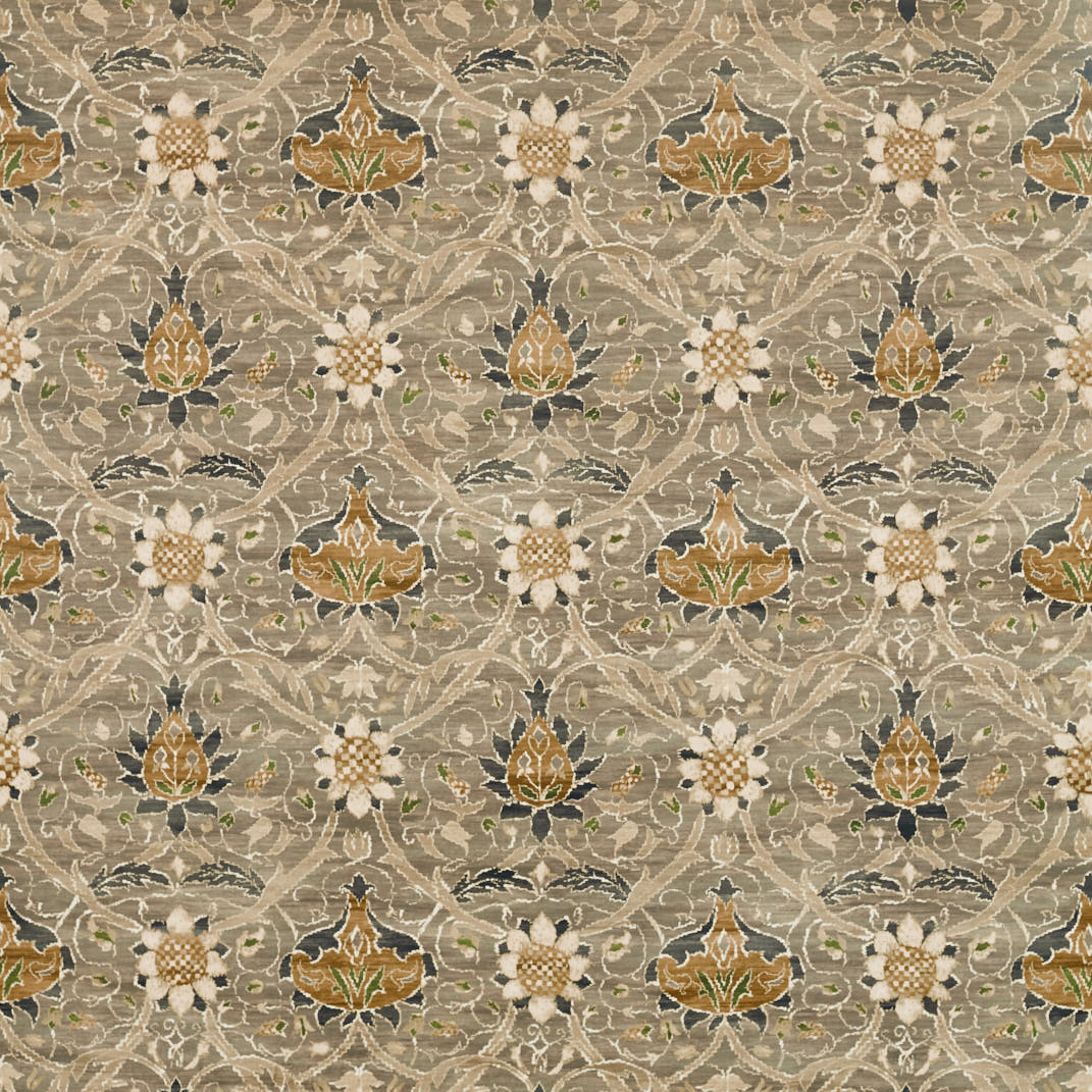 Montreal Velvet Grey/Charcoal Fabric by William Morris & Co.