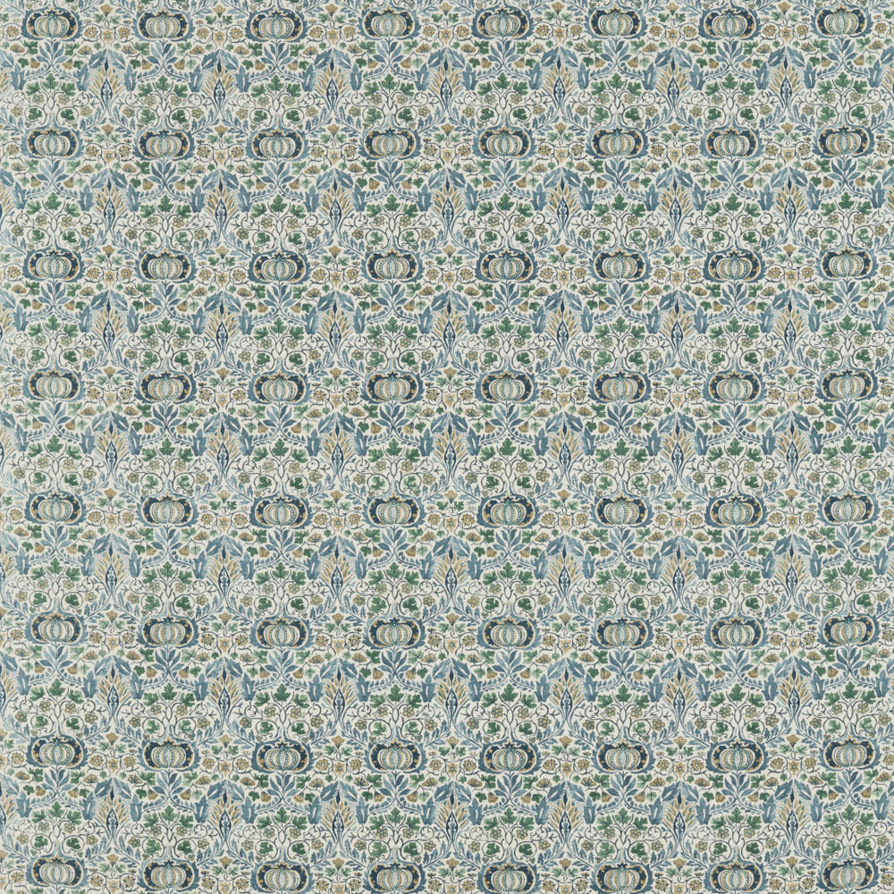Little Chintz Blue/Fennel Fabric by William Morris & Co.