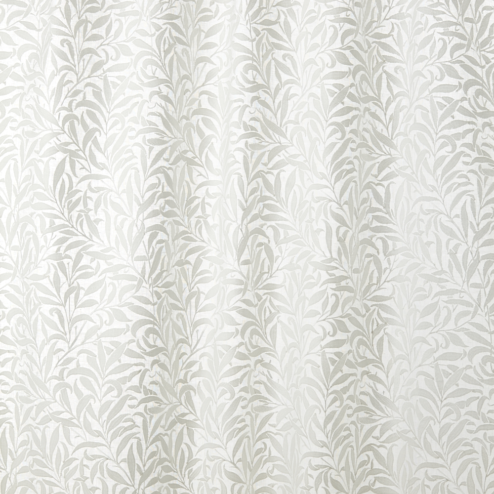 Pure Willow Bough Embroidery Paper White Fabric by William Morris & Co.